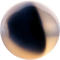 Blue Grey Sugar Heart Agate