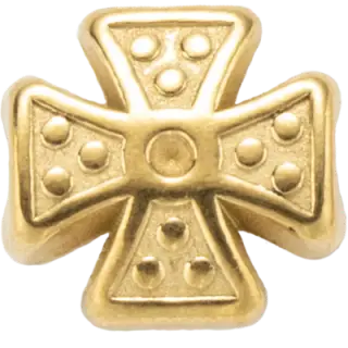 Quatrefoil Cross Charm