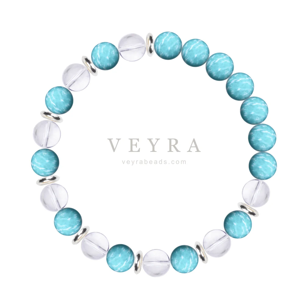 Amazonite Rain crystal bracelet