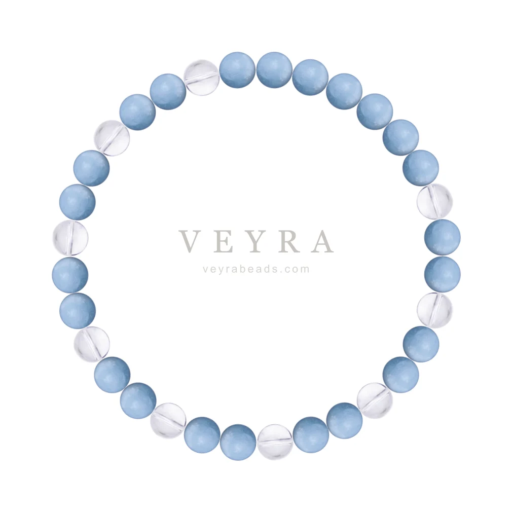 Aquamarine Clarity crystal bracelet