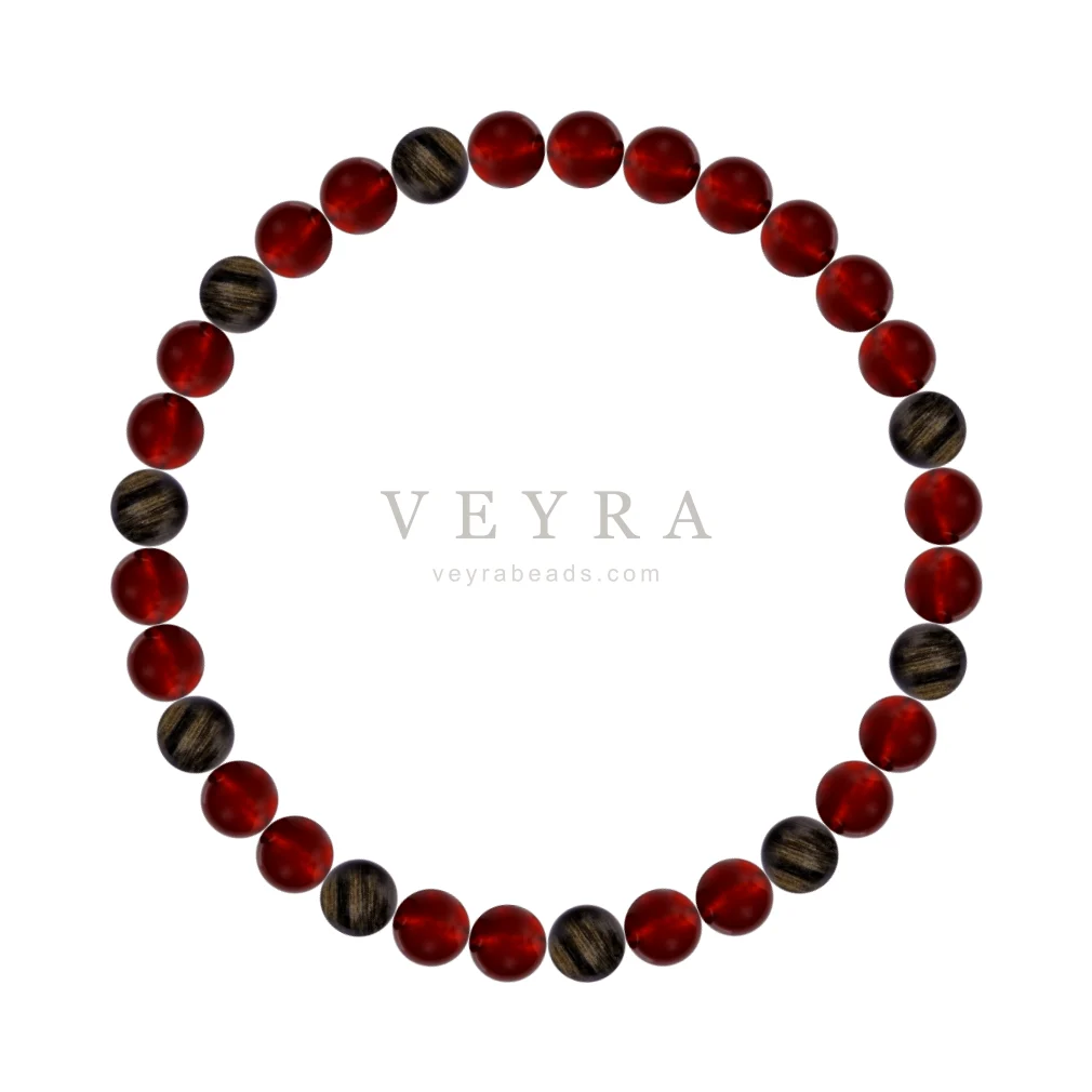 Garnet Ember crystal bracelet