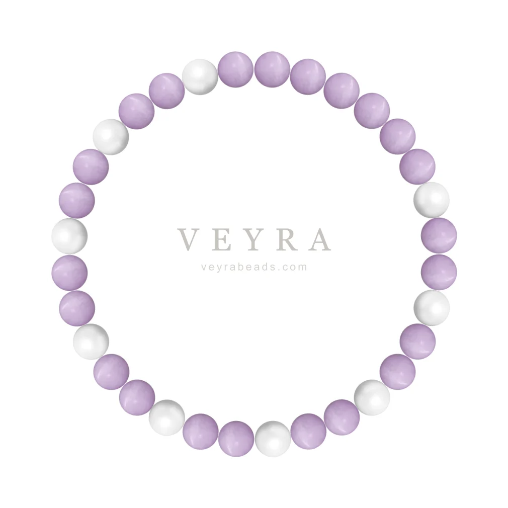 Kunzite Veil crystal bracelet