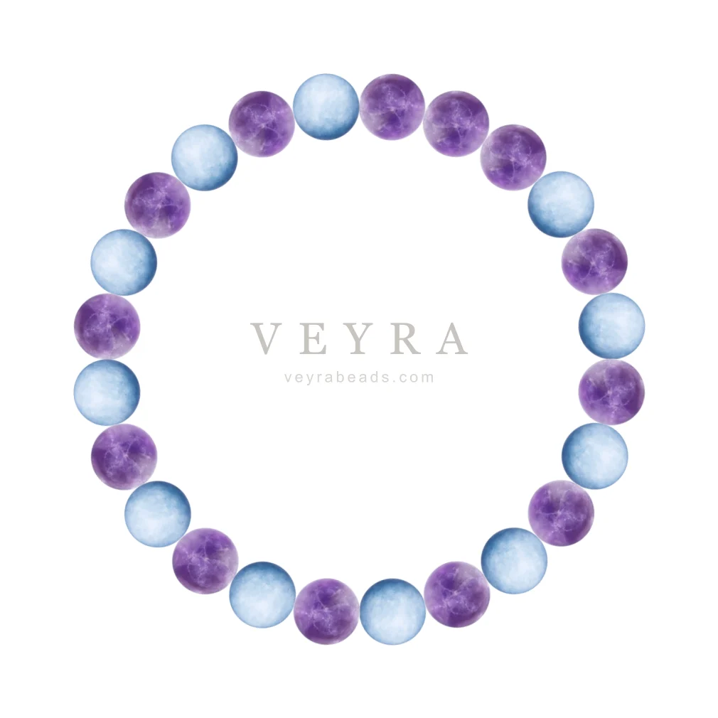 Lavender Lagoon crystal bracelet
