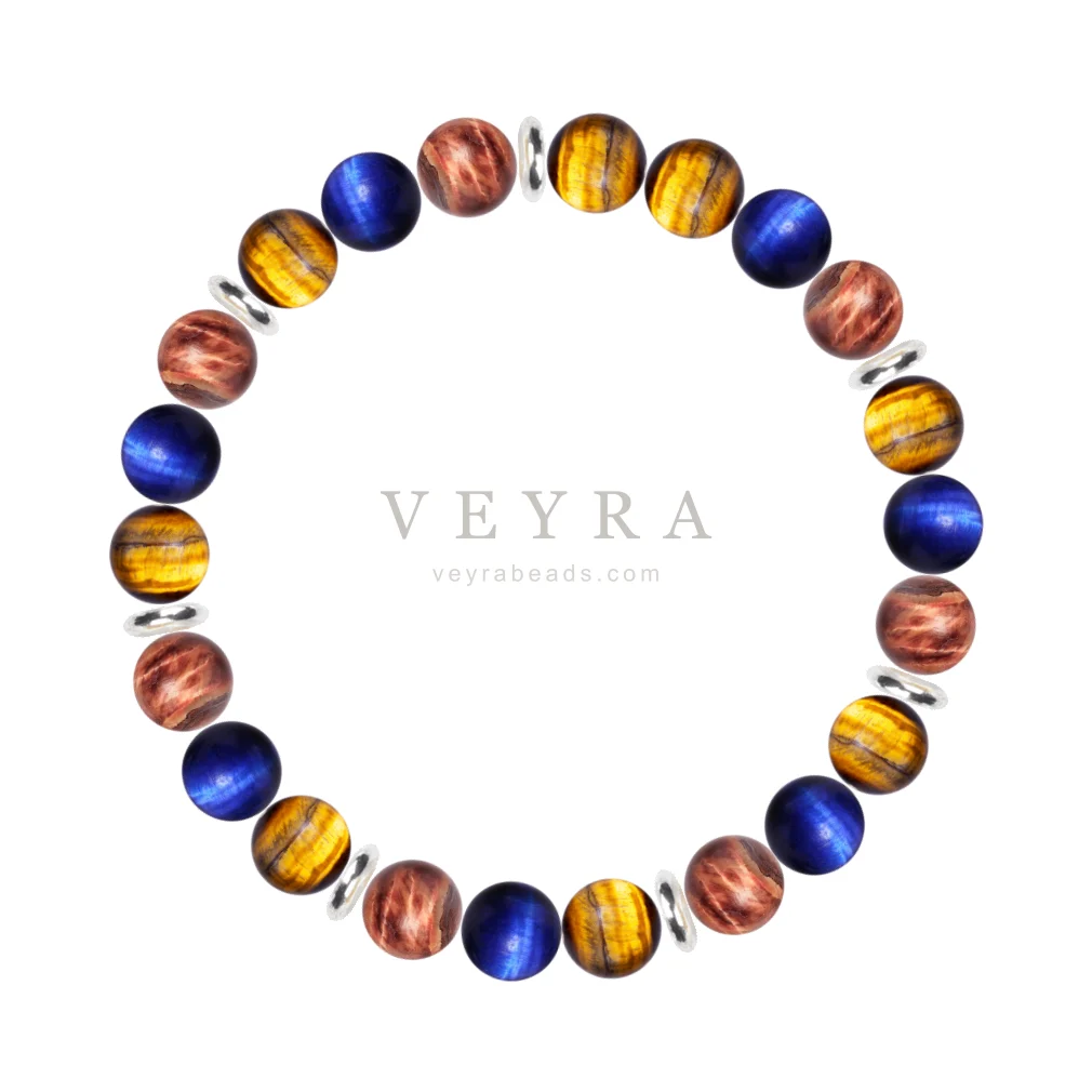 Tiger Trio crystal bracelet